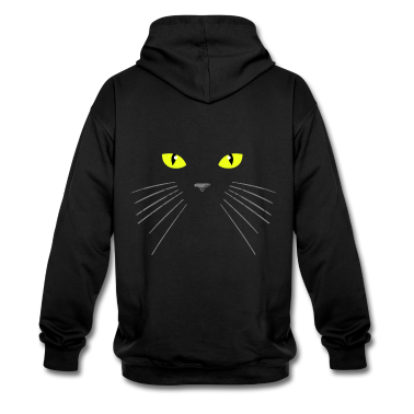 Katzen Hoodie - Schwarze Katze