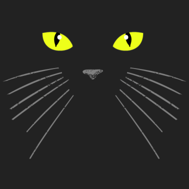 Motiv Schwarze Katze