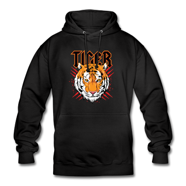 Katzen Hoodie - Großer Katzen-Tiger