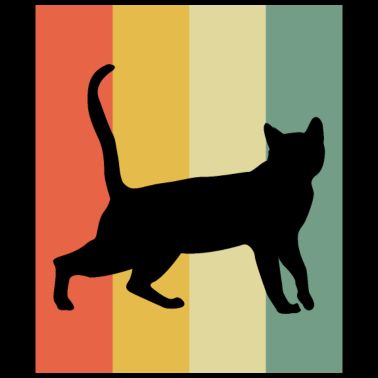 Motiv Retro Katze