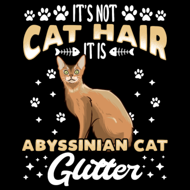 Motiv Abessinier Katze lustig Spruch Geschenk