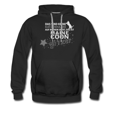 Katzen Hoodie - Maincoon glitzer