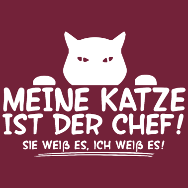 Motiv Meine Katze ist der Chef