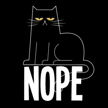 Motiv Lustige Nope Katze Maine Coon Perser Geschenk