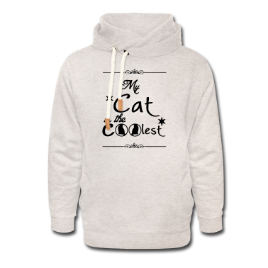Katzen Hoodie - Coolest Cat Katze Spruch Tier Geschenk