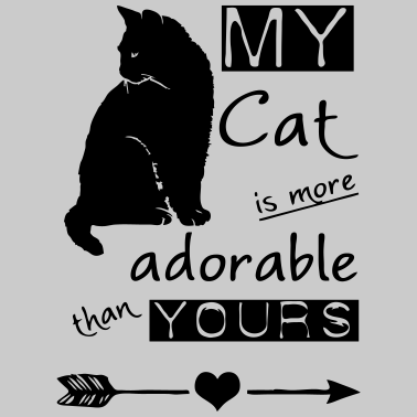 Motiv My Cat Katze Tier Haustier Geschenk