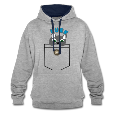 Katzen Hoodie - Katze im Lurk