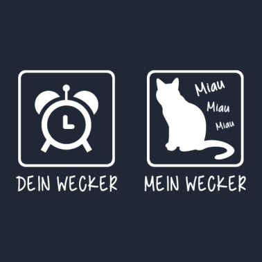 Motiv Katze Wecker