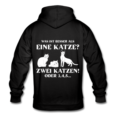 Katzen Hoodie - Was ist besser als eine Katze