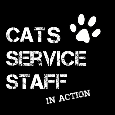 Motiv Cats Service Katze Personal