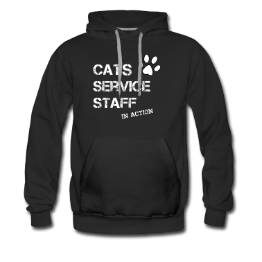 Katzen Hoodie - Cats Service Katze Personal