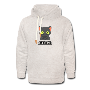 Katzen Hoodie - Katze 9 Leben sind Nicht Genug Geschenk