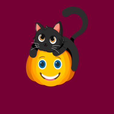 Motiv Halloween Katze - Lustige Katze Fun