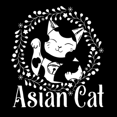 Motiv Asiatische Katze Asiatische Katze Vintage