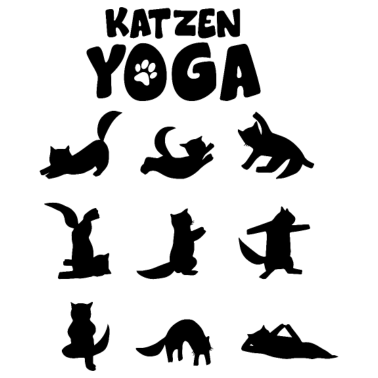 Motiv Yoga Katzen