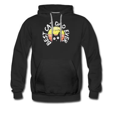 Katzen Hoodie - Best Cat Dad Retro Sunset Vintage Shirt