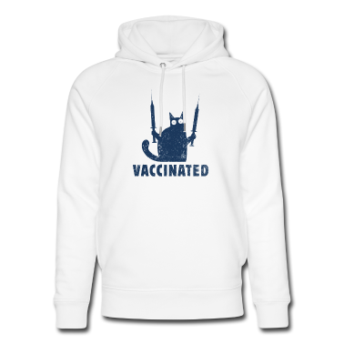 Katzen Hoodie - Geimpft Impfstoff Pro Impfung impfen lustig Katze