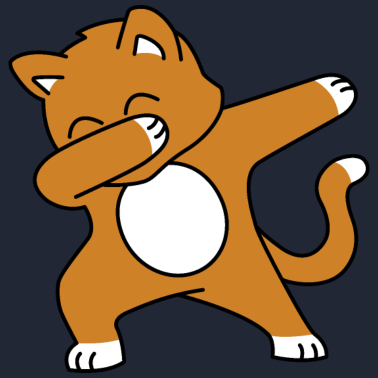 Motiv Dabbing Cat dabbende Katze