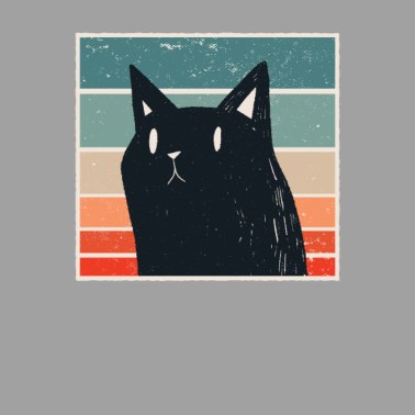 Motiv Retro Katze Retro Cat