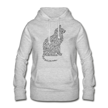 Katzen Hoodie - Miezekatze aus Fahrrädern Fahrrad Katze