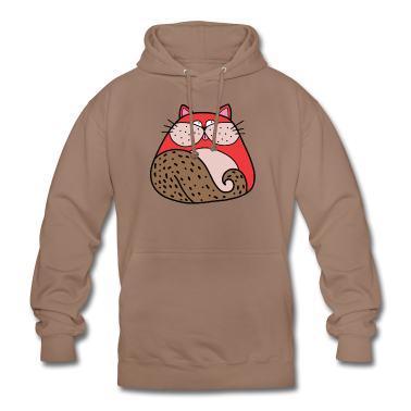 Katzen Hoodie - Cartoon Zeichentrick Katze Kätzchen Kitty Haustier