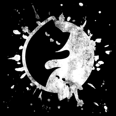 Motiv Katze yin yang