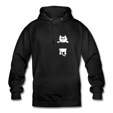 Katzen Hoodie - Katze Tasche Geschenk