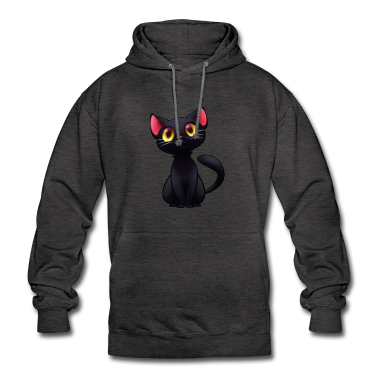 Katzen Hoodie - Schwarze Katze - schwarze Katze