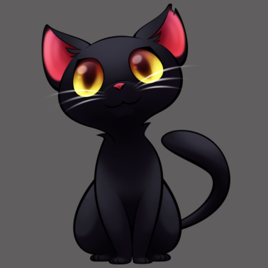 Motiv Schwarze Katze - schwarze Katze