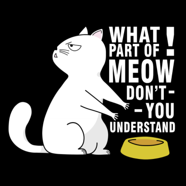 Motiv Hungrige Katze