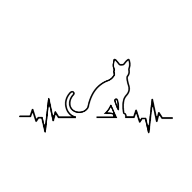 Motiv Herzschlag Katze