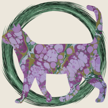 Motiv katze im kreis e 230