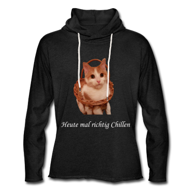 Katzen Hoodie - Süße Katze beim Chillen