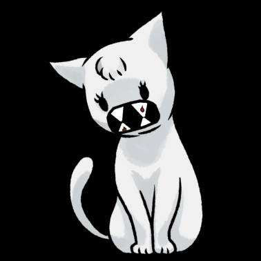 Motiv Gruselige Katze Katzen Halloween Horror