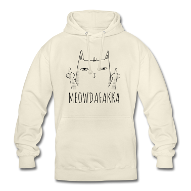 Katzen Hoodie - Katze lustig meowdafakka