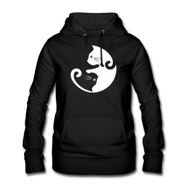 Katzen Hoodie - Yin Yang Katze