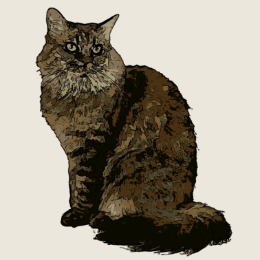 Motiv katze im Comic - Style