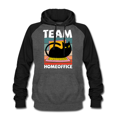 Katzen Hoodie - Team Homeoffice Katze | Corona Lockdown Geschenk