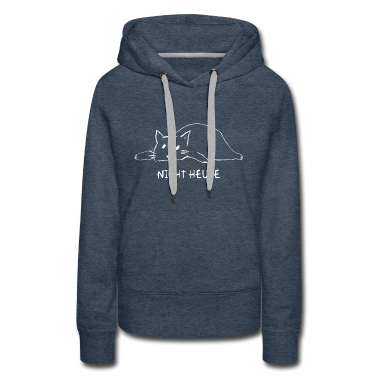 Katzen Hoodie - heute nicht Katze - Geschenk