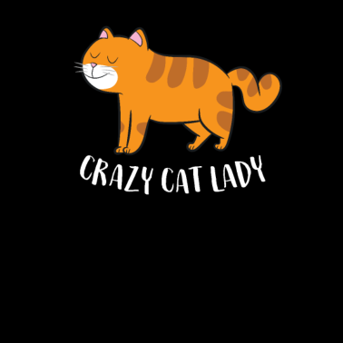 Motiv Verrückte Katzen Dame Crazy Cat Lady