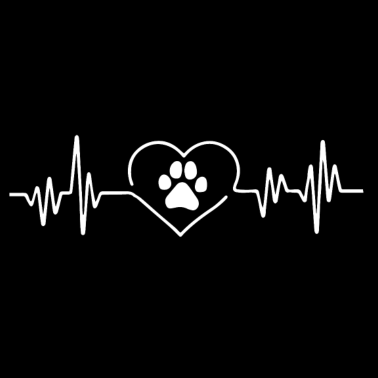 Motiv Katzen EKG Herz Herzschlag Herzfrequenz