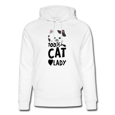 Katzen Hoodie - Katzen Dame süß Kittyhead Si57z-Design