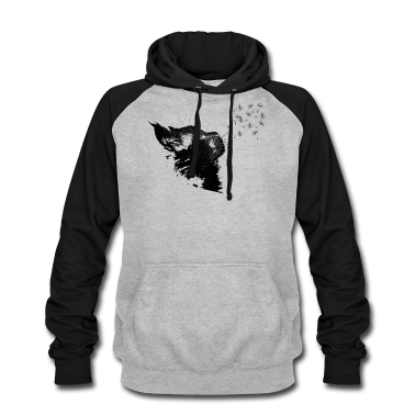 Katzen Hoodie - Pusteblume Katze Löwenzahn Schöne Blume Damen