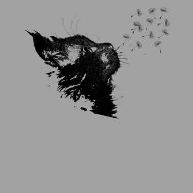 Motiv Pusteblume Katze Löwenzahn Schöne Blume Damen