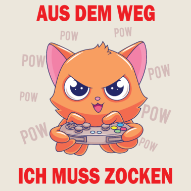 Motiv Gamer Spruch Gaming Katze Gaming Headset Geschenk
