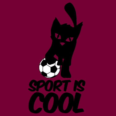 Motiv Katze Fussball