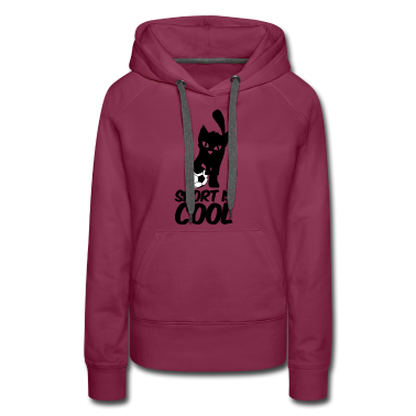 Katzen Hoodie - Katze Fussball