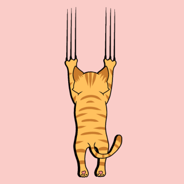 Motiv Katze mit Krallen