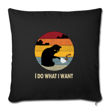 Katzen Kissenbezug - Katze i do what i want