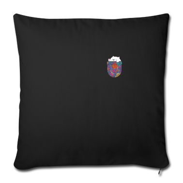 Katzen Kissenbezug - Bongo Katze in Brusttasche Niedliche Katze Tasche